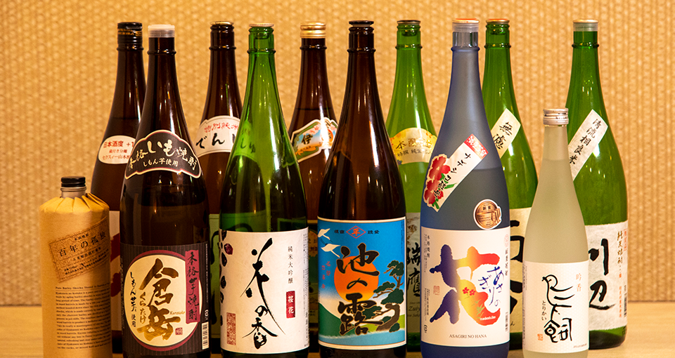 厳選の熊本県産地酒